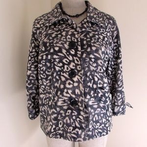 Bamboo Trade Animal Print fully lined Jacket